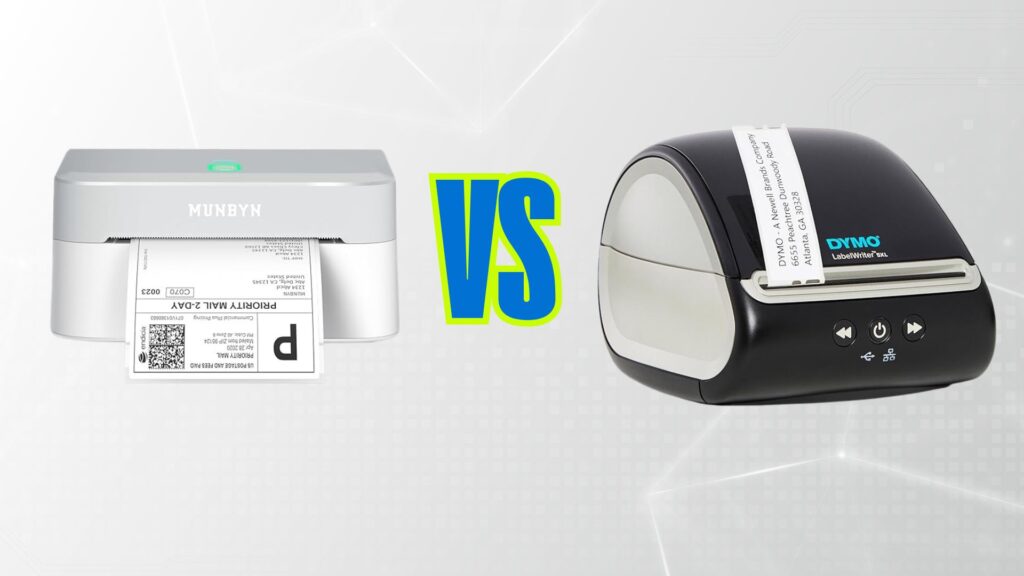 MUNBYN RealWriter 403B vs DYMO LabelWriter 5XL